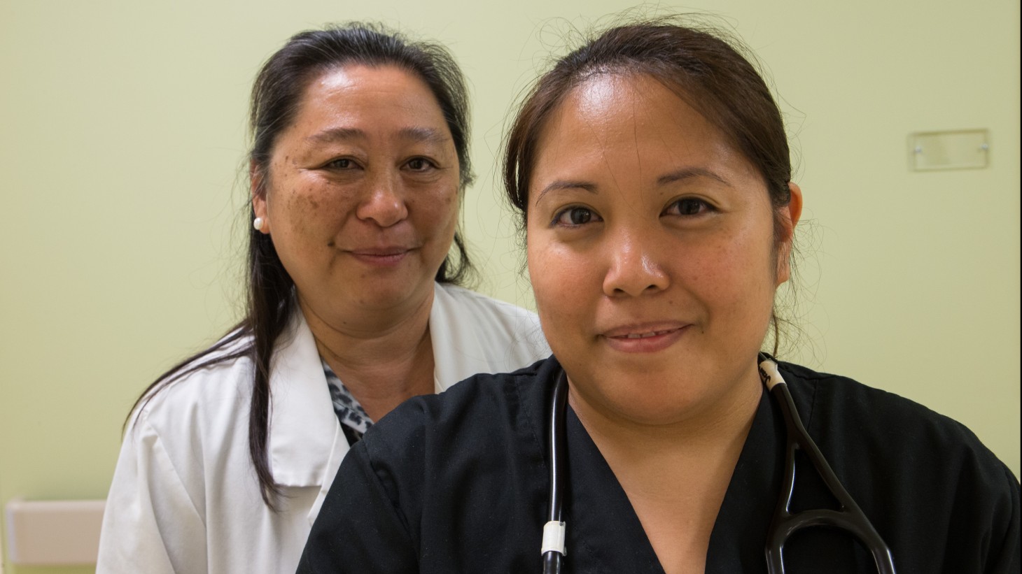 Manlee Velasco, RN, and Jenalyn Andres, RN
